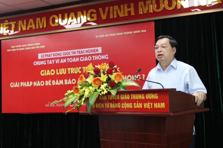 Phát động Cuộc thi trắc nghiệm “Chung tay vì an toàn giao thông” trên VCNET